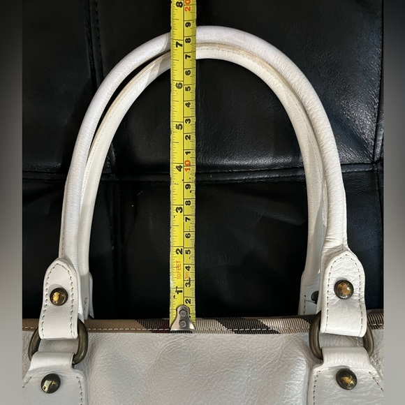BURBERRY 💐 Roomy Leather Shoulder Hand bag Nova check trim - Picture 10 of 12